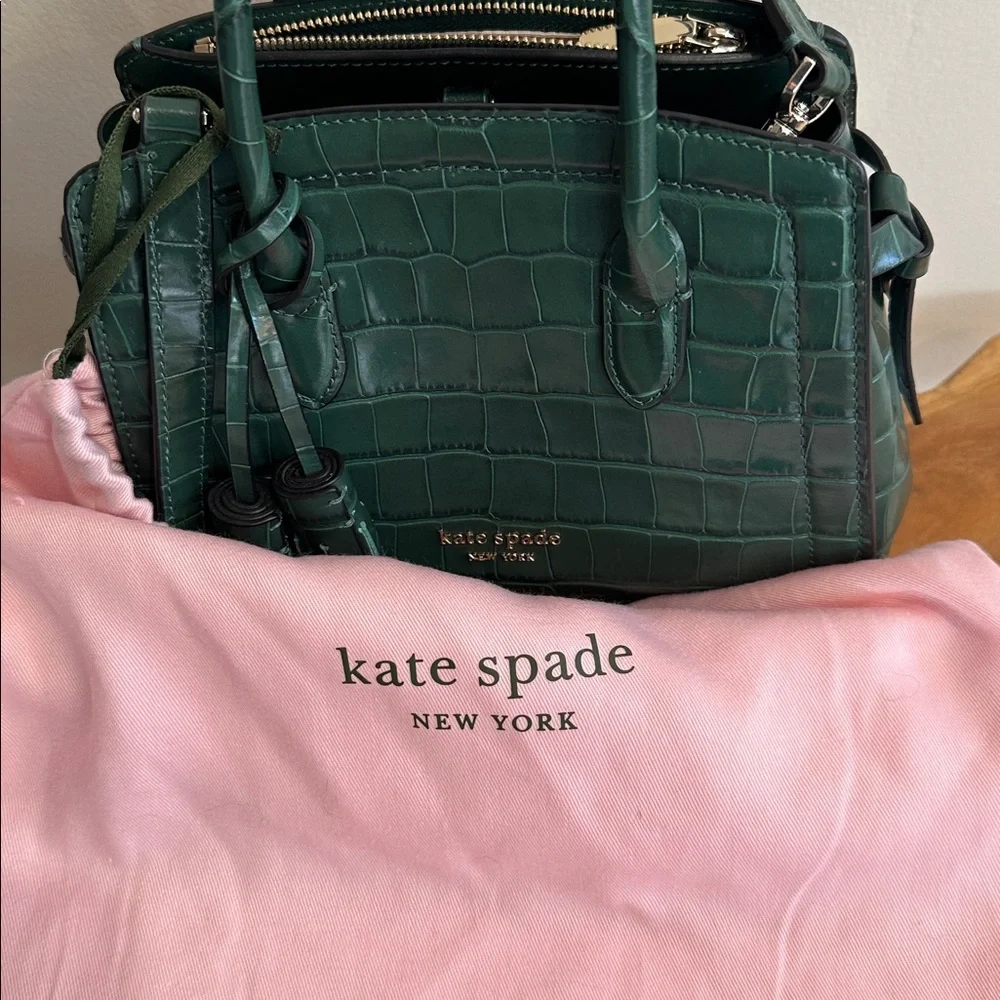 Kate Spade Croc-Embossed Mini Two Way Bag - Picture 9 of 9
